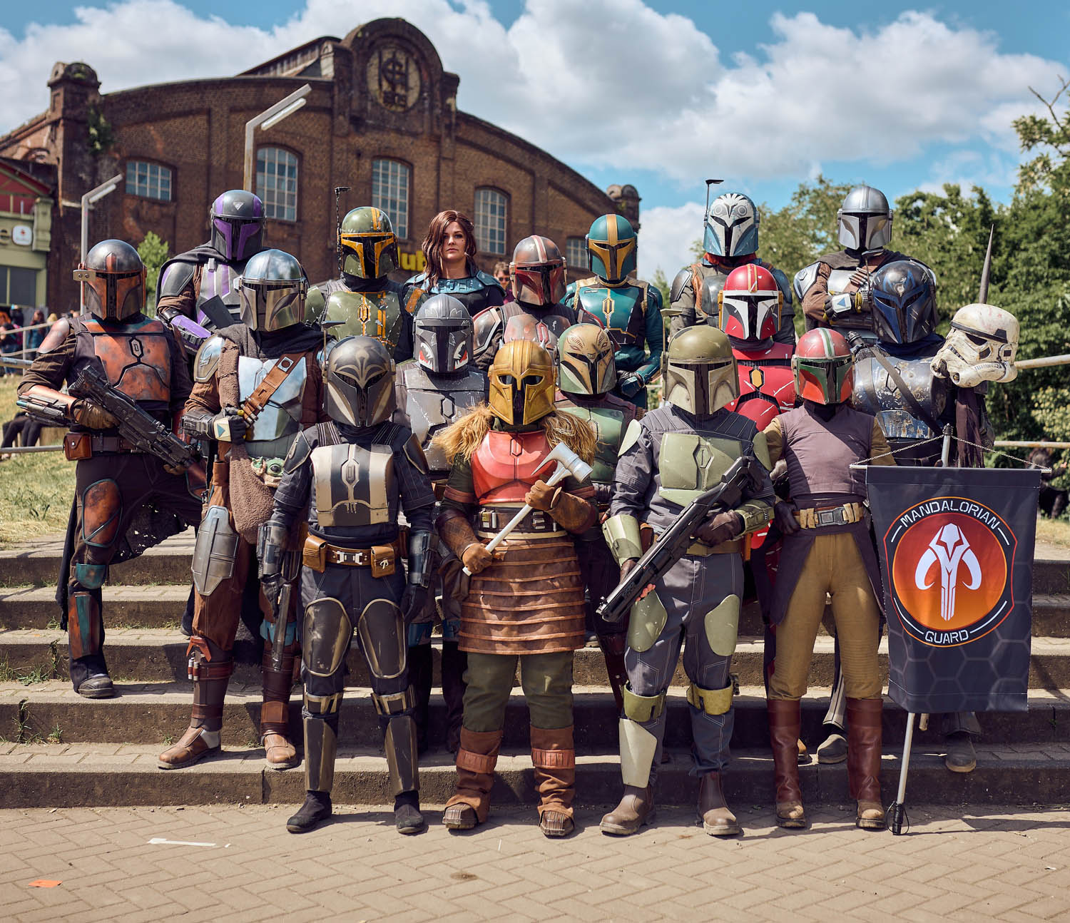Cosplaygruppe Mandalorian Guard RPV Samstag