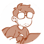Cartoonbild junger Mann
